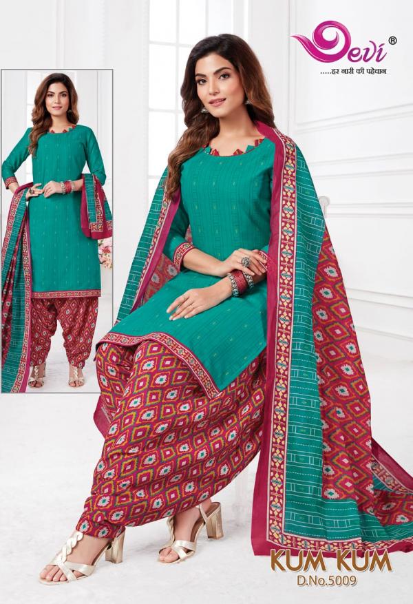 Devi Kum Kum Patiyala Vol-5 Cotton Designer Exclusive Readymade Suit